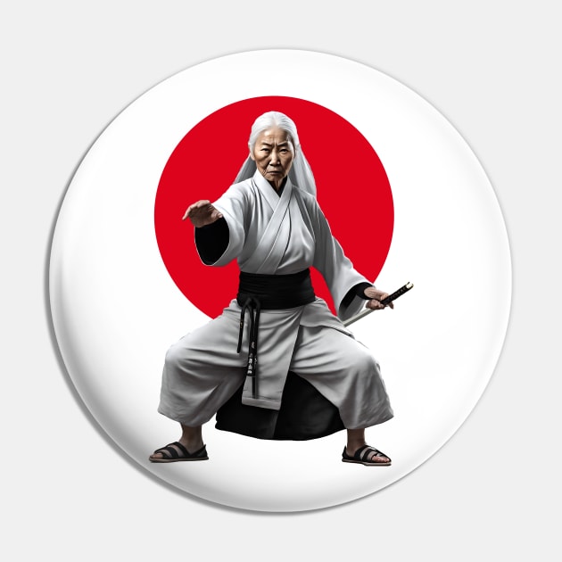 Sifu Martial artist Pin by ArtShare