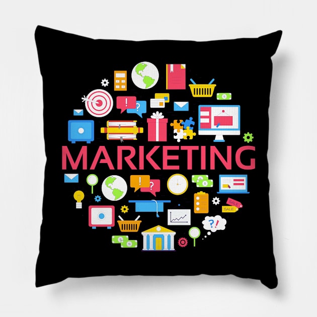 Marketing concept Pillow by Mako Design 
