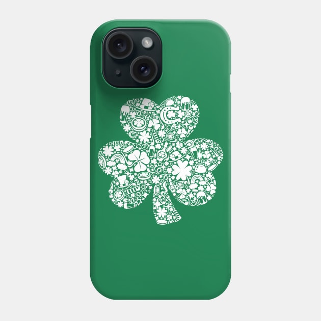 Lucky Shamrock Phone Case by machmigo