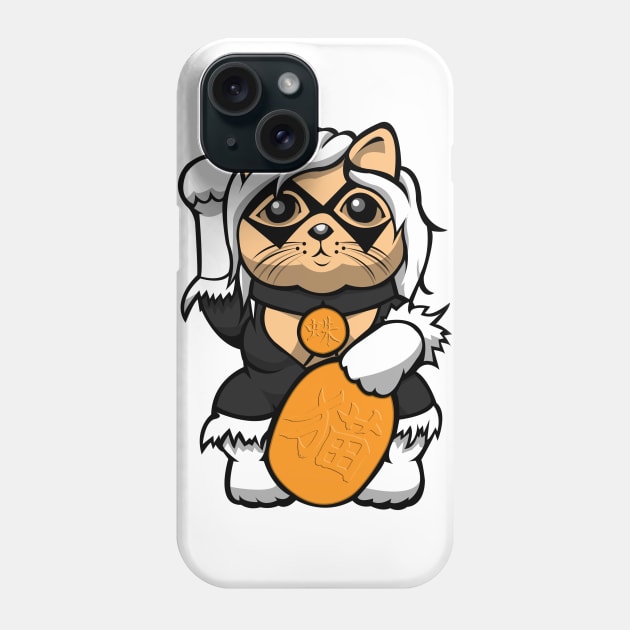 Lucky Black Cat Phone Case by yayzus