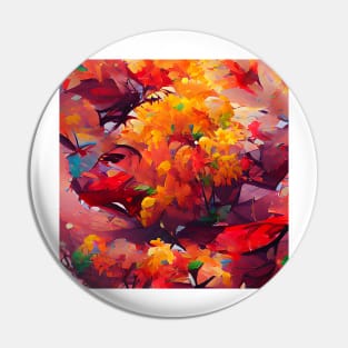 Aesthetic Fall Leaves Pin