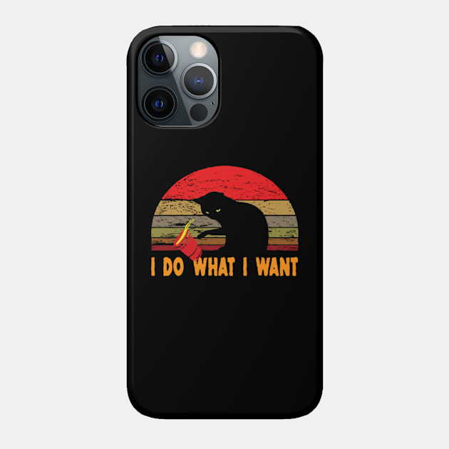 I Do What I Want Cat Lover , Kitty , Kitten , Gift for Cat - Kitten - Phone Case