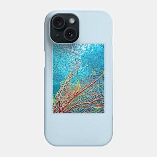 BENEATH THE CORAL PLANE Phone Case