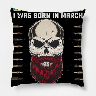 i'm a grumpy old man i was born in March birthday funny gift idea for grandpa T-Shirt Pillow