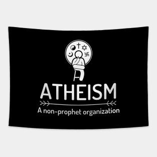 Atheism Skeptic Think Logic Prophet Organization Tapestry