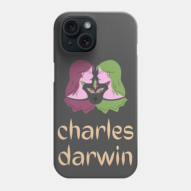 Charles Darwin Phone Case by karacayart