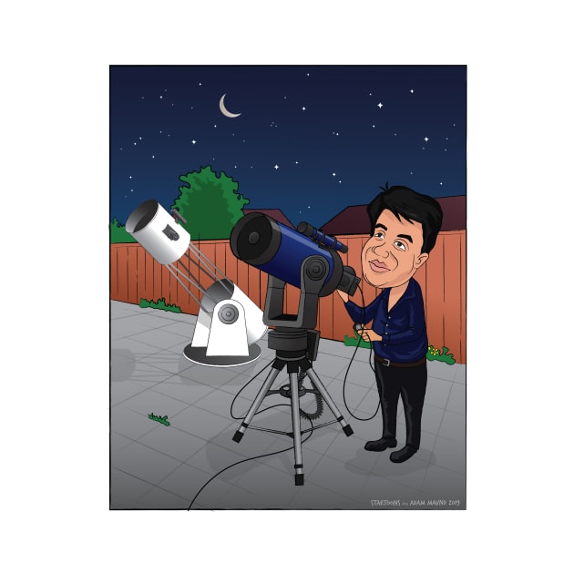 The Backyard Astronomer by StarToons