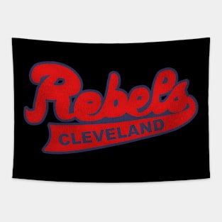 Cleveland Rebels Basketball Team Tapestry