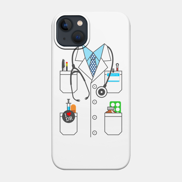 Doctor Costume Lab Coat Cosplay - Doctor - Phone Case