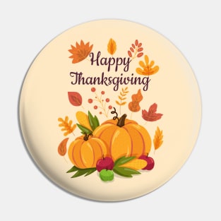 Happy Thanksgiving Pin