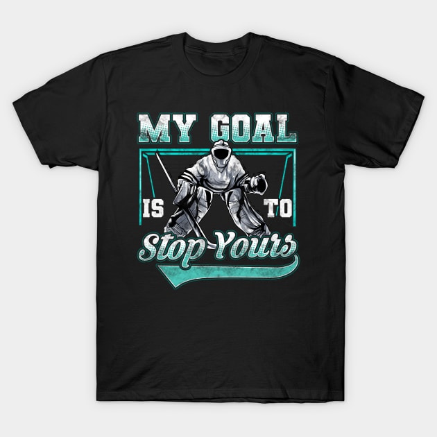 Funny Hockey Defender Denying Goals T-Shirt Funny Hockey Defender Denying Goals T-Shirt