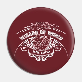 Wizard of Wines Pin