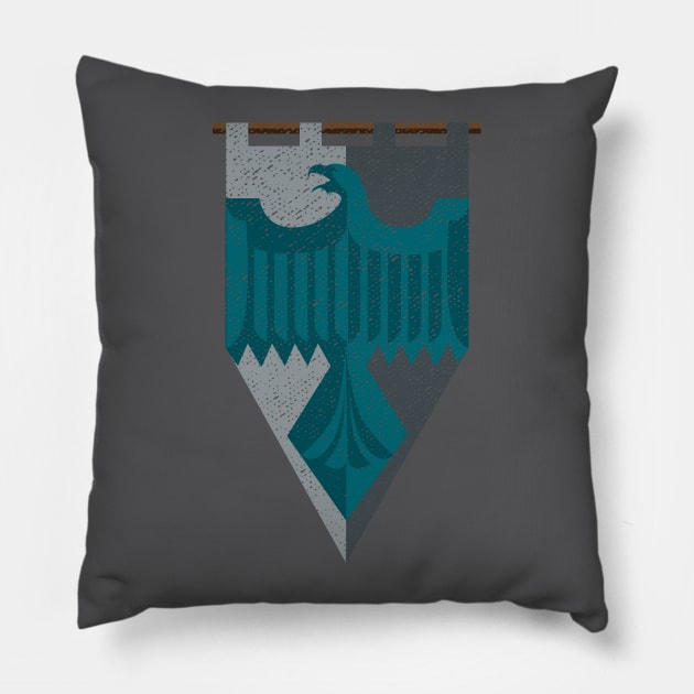 House of Philadelphia Banner Pillow by SteveOdesignz