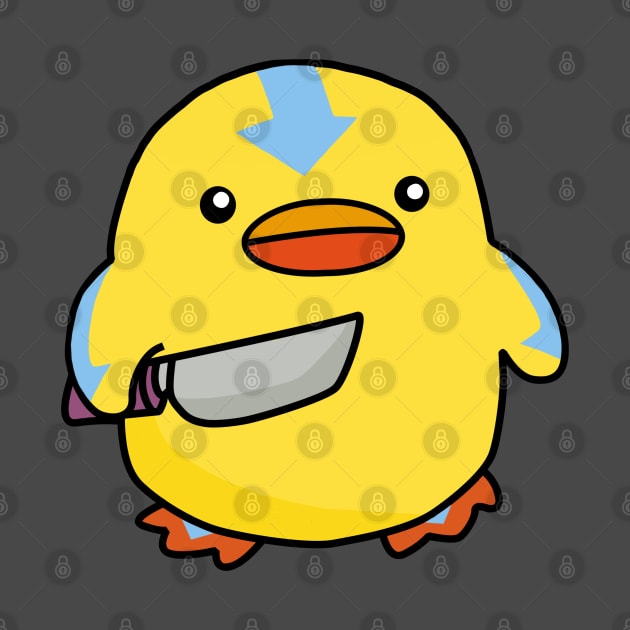 Avatar Duck, knife bender! by Anime Meme's