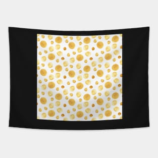 Golden polka dot Tapestry