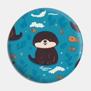 Cute Otter Pin