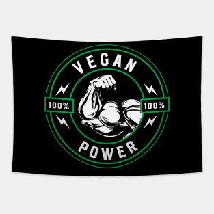 vegan power Tapestry