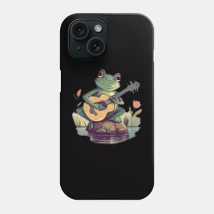 Frog Guitar Acoustic Phone Case