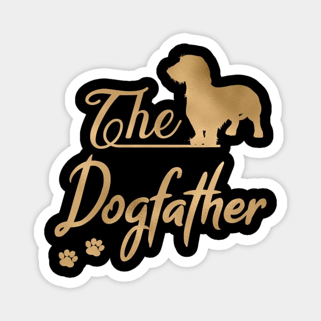 Wirehaired Doxie Dachshund - Dogfather Magnet by JollyMarten