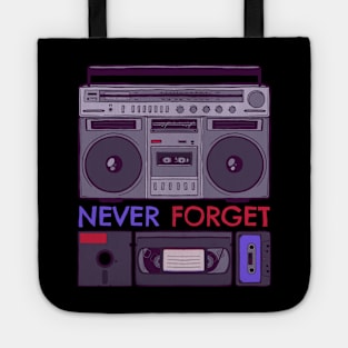 Never Forget (Boombox) Tote