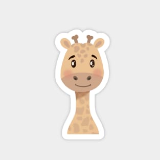 Baby Giraffe Illustration Magnet