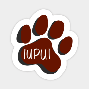 IUPUI Jaguars Paw Print Magnet