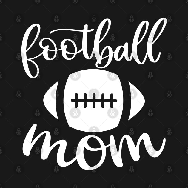 Football Mom T-shirt Mother's Day Gift by mommyshirts