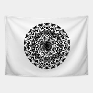 Queen of Hearts King of Diamonds Mandala Tapestry