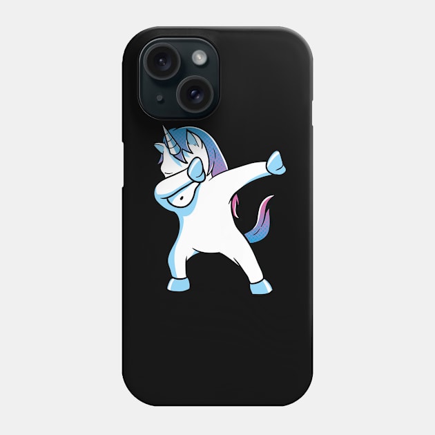 Dabbing Unicorn Phone Case by KsuAnn