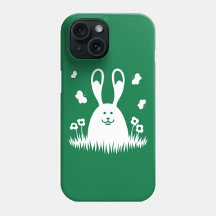 Easter bunny in the grass Phone Case