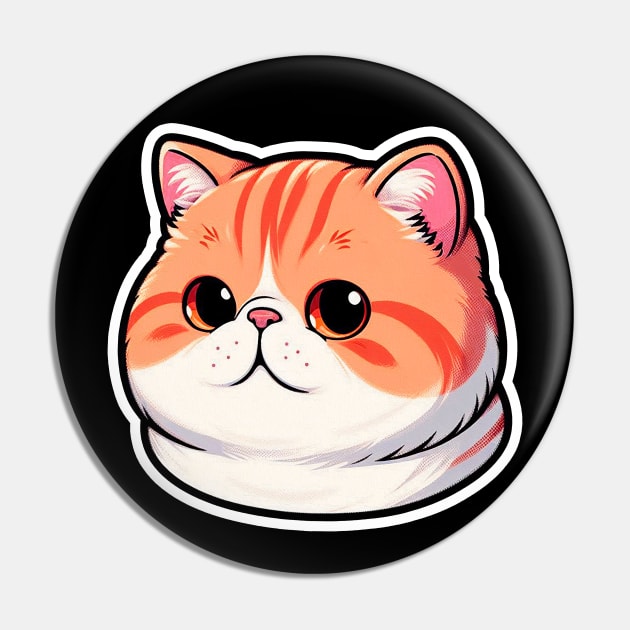 Exotic Shorthair Cat Pin by Plushism