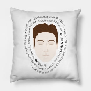 Fox Mulder - The X-Files Quote Pillow