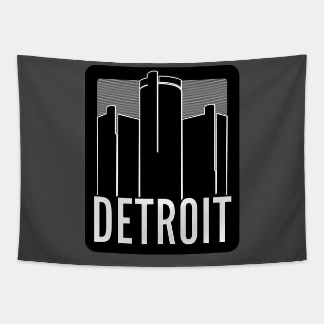 The Renaissance Center Tapestry by Blasé Splee Design : Detroit