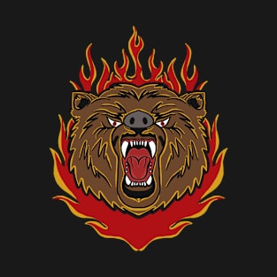 Flaming Bear T-Shirt