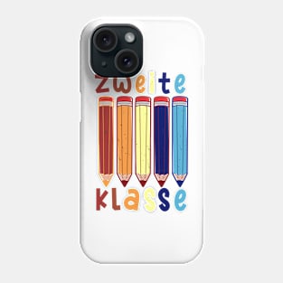 Stifte Zweite Klasse Schulbeginn T shirt Phone Case