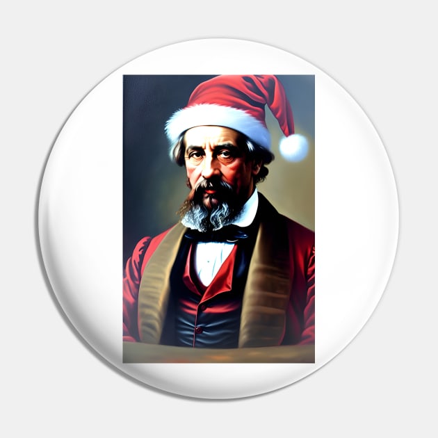 Santa Charles Dickens (Celebrity Christmas) Pin by robsteadman