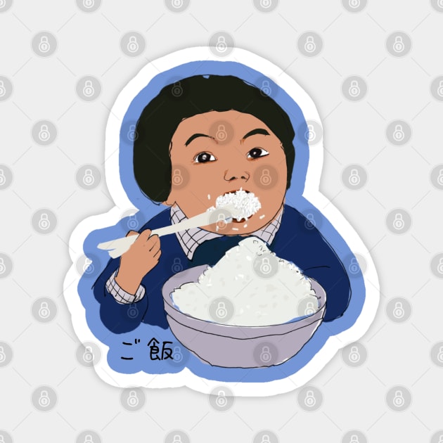 Eat the Rice Magnet by Rambling Cat