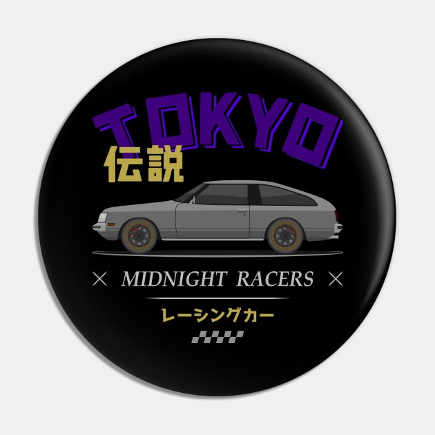 Tuner Silver Celica MK2 JDM Pin by GoldenTuners