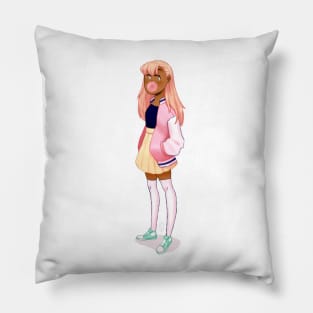 Bubblegum Girl Pillow