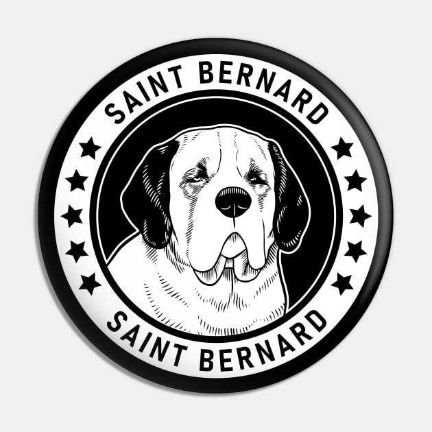 Saint Bernard Fan Gift Pin by millersye