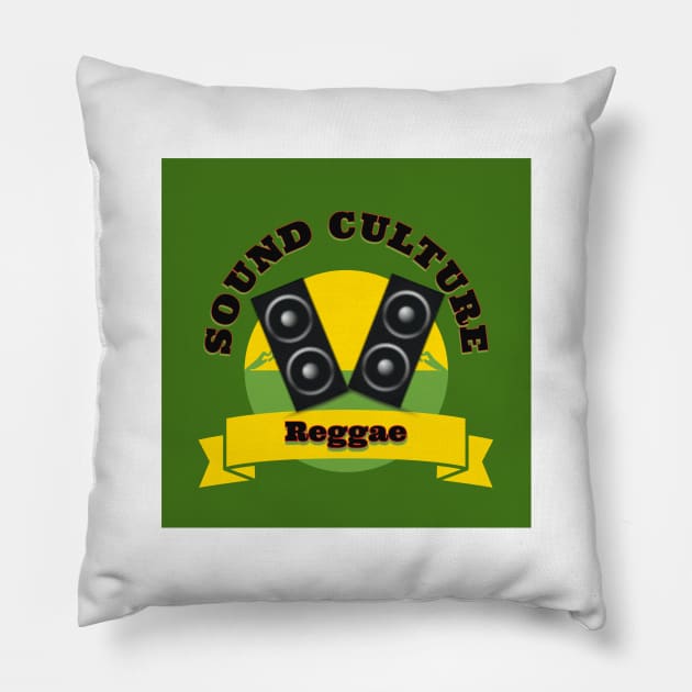 Sound Culture Pillow by Rockers Media