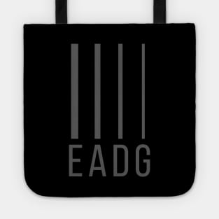 Bass Player Gift - EADG 4 String Bass Guitar Tote