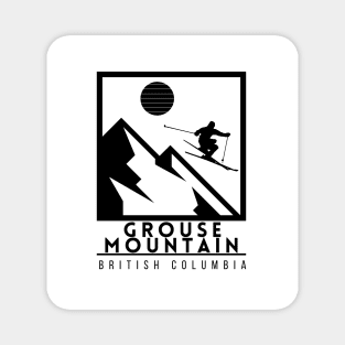 Grouse Mountain British Columbia Canada Ski Magnet