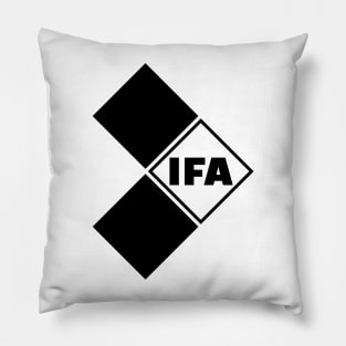 IFA Logo v1 (black) Pillow