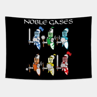 Chemistry Medieval Science Noble Gases Knight Tapestry