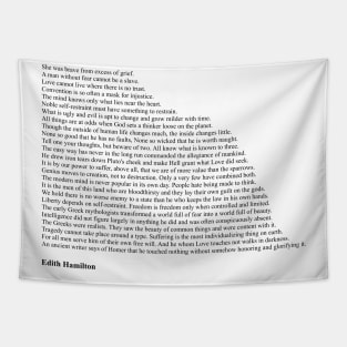 Edith Hamilton Quotes Tapestry