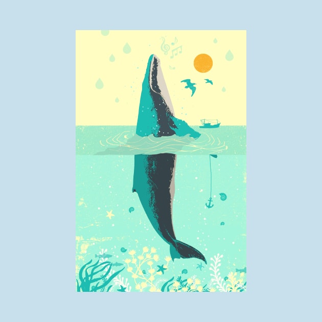 VINTAGE WHALE by Showdeer