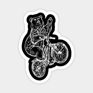 SEEMBO Bear Cycling Bicycle Bicycling Biker Biking Fun Bike Magnet