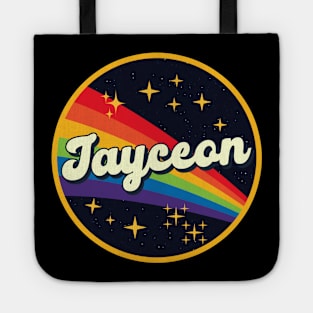 Jayceon // Rainbow In Space Vintage Style Tote