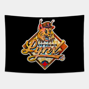 Ottawa Lynx Baseball Tapestry